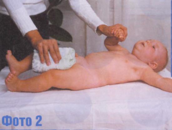 массаж для грудничков 3 месяца